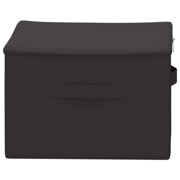 Кутия за съхранение 24 pcs Антрацит 43 x 34 x 23 см