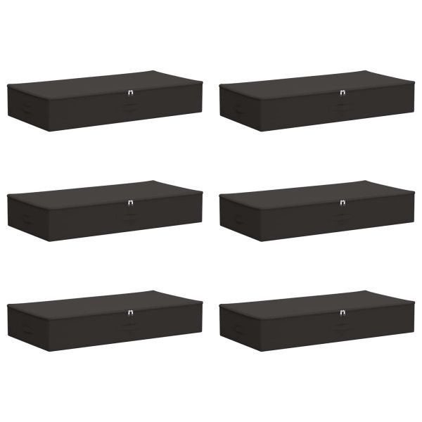 Кутия за съхранение 6 pcs Антрацит 90 x 48 x 15 см
