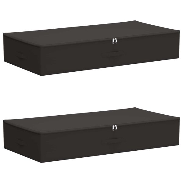 Кутия за съхранение 2 pcs Антрацит 100 x 50 x 18 см