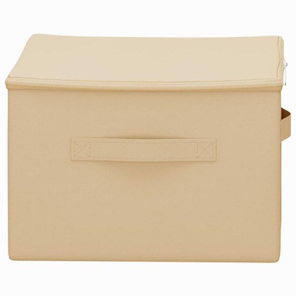 Кутия за съхранение 24 pcs Кремаво 43 x 34 x 23 см