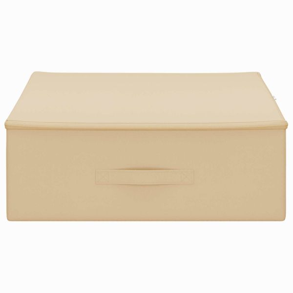 Кутия за съхранение 24 pcs Кремаво 100 x 50 x 18 см