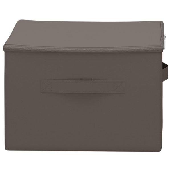 Кутия за съхранение 6 pcs Сиво 43 x 34 x 23 см Нетъкан текстил