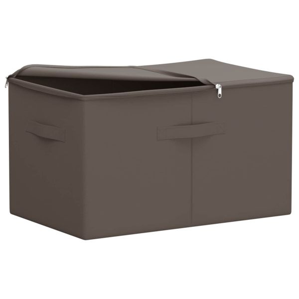 Кутия за съхранение 24 pcs Сиво 55 х 35 х 32 см Нетъкан текстил