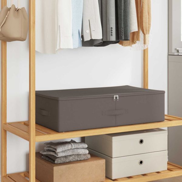 Кутия за съхранение 6 pcs Сиво 70 x 40 x 18 см Нетъкан текстил