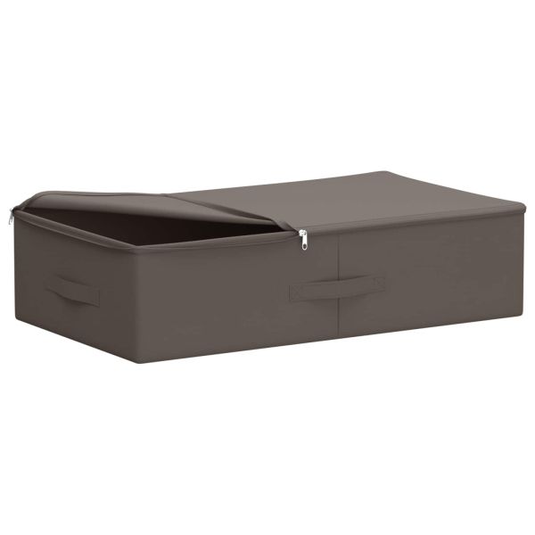 Кутия за съхранение 24 pcs Сиво 70 x 40 x 18 см Нетъкан текстил