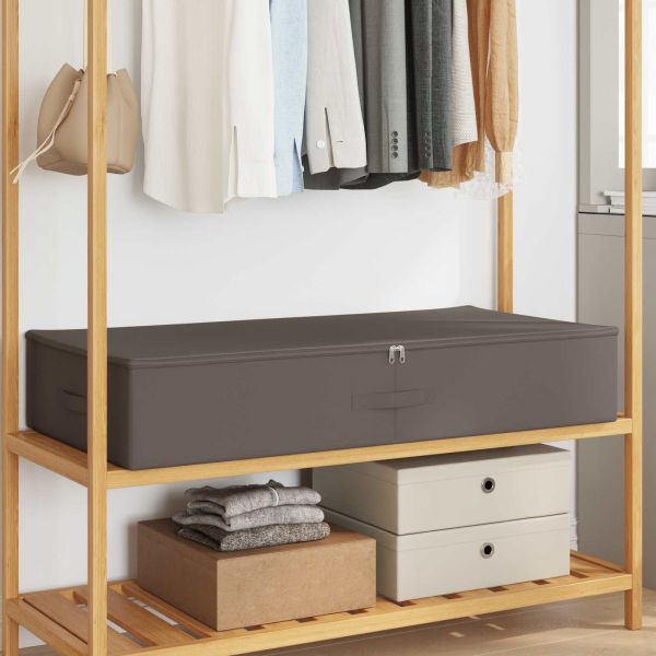 Кутия за съхранение 2 pcs Сиво 100 x 50 x 18 см Нетъкан текстил