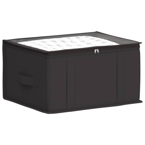 Кутия за съхранение с прозрачна горна част 2 pcs Антрацит