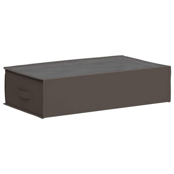 Кутия за съхранение с прозрачна горна част Сиво 70 x 40 x 18 см