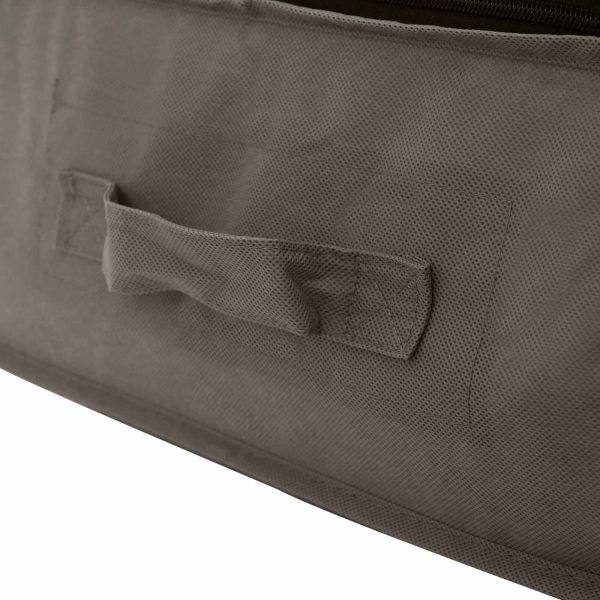 Кутия за съхранение с прозрачна горна част 2 pcs Сиво