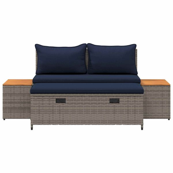 Комплект дивани за открито 4 -Seater 4 pcs 55 x 30 x 39 см