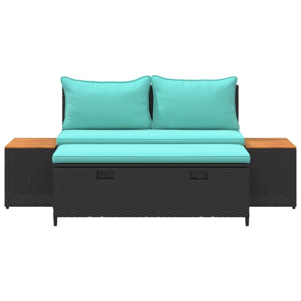 Комплект дивани за открито 4 -Seater 4 pcs 55 x 30 x 39 см