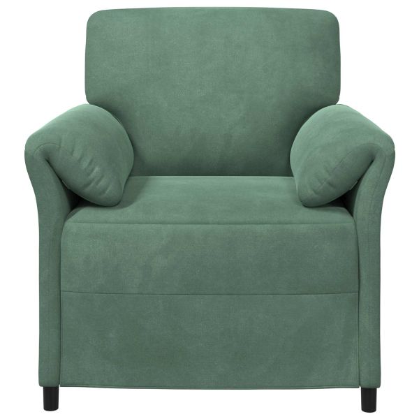 Диван с едно seating Морско зелено 88 x 83 x 95 см Кадифе