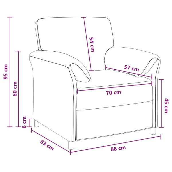 Диван с едно seating Морско зелено 88 x 83 x 95 см Кадифе
