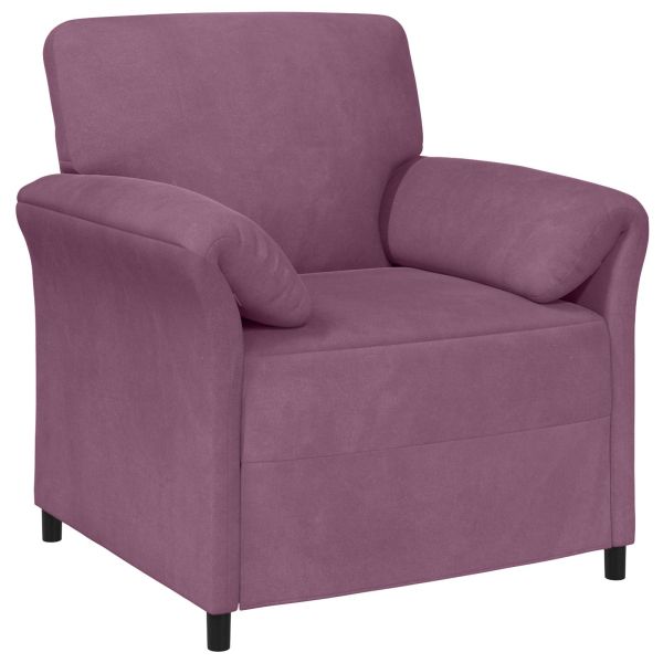 Диван с едно seating Лилаво 88 x 83 x 95 см Кадифе