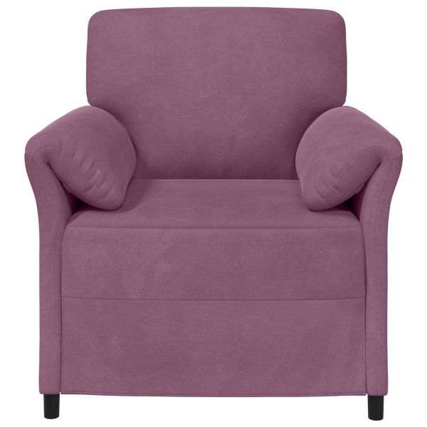 Диван с едно seating Лилаво 88 x 83 x 95 см Кадифе