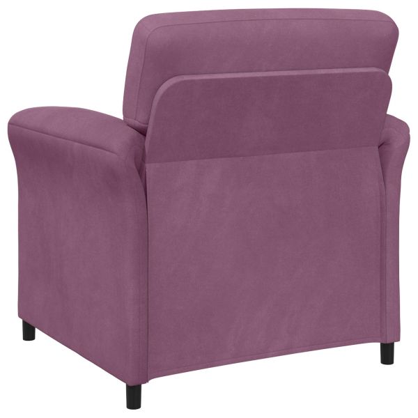 Диван с едно seating Лилаво 88 x 83 x 95 см Кадифе