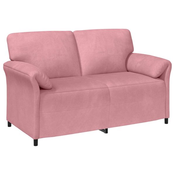 Двуместна софа Розово 158 x 83 x 95 см Кадифе