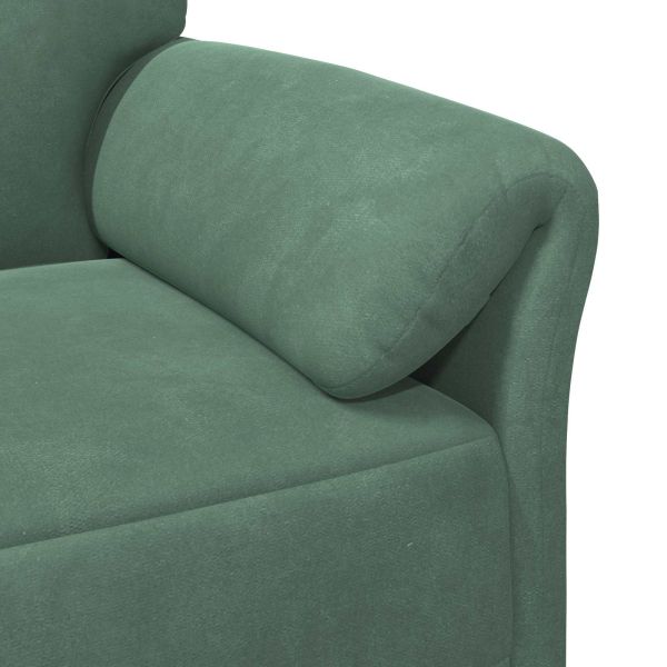 Двуместна софа Морско зелено 158 x 83 x 95 см Кадифе