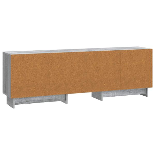 ТВ шкаф Сиво Сонома 150 x 31 x 50 см Инженерен дървен материал