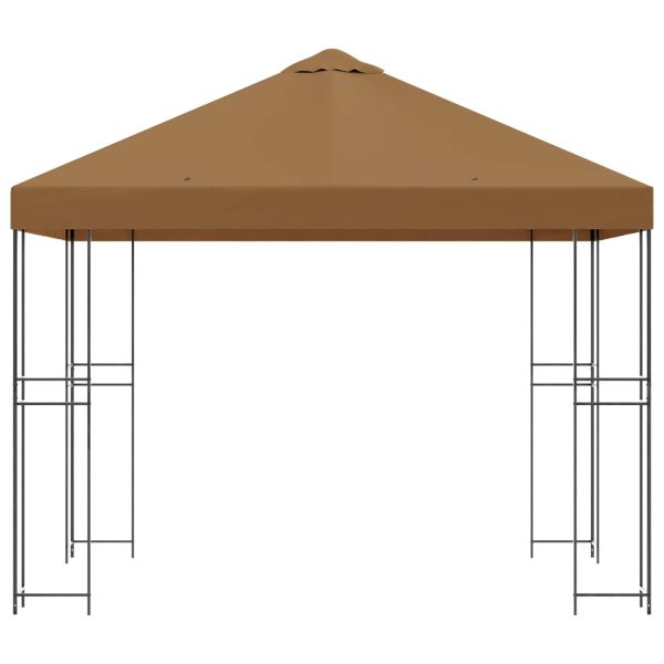 Шатра 3 x 3 m Бежово Полиестер и стомана 190 gsm