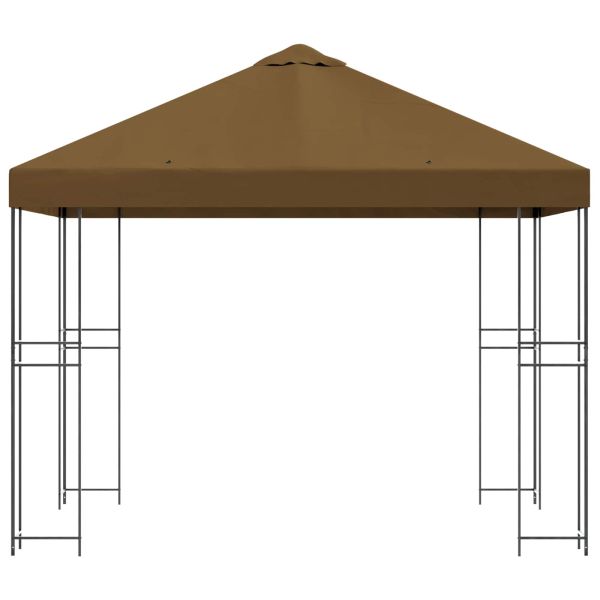 Шатра 3 x 3 m Таупе Полиестер и стомана 190 gsm