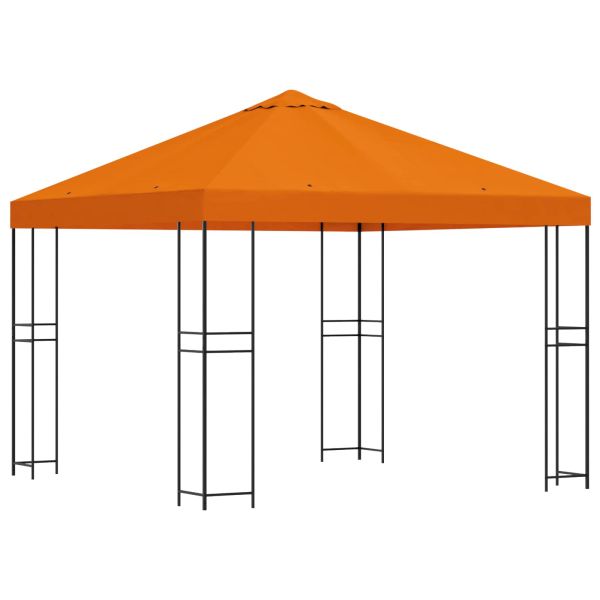 Шатра 3 x 3 m Оранжево Полиестер и стомана 190 gsm