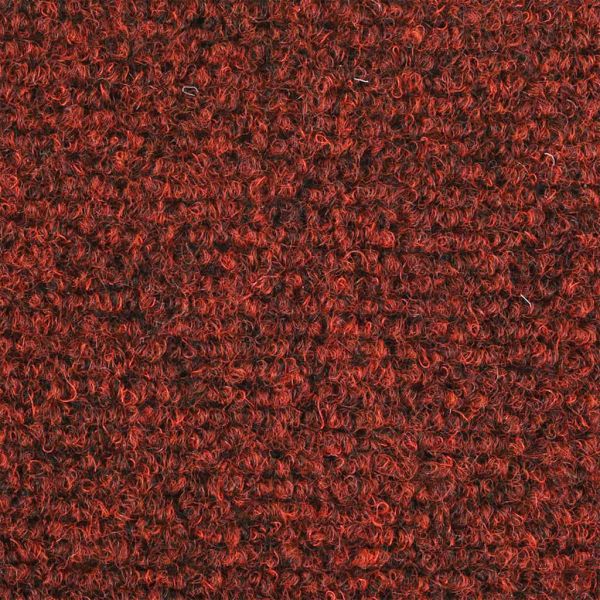 Изтривалки за стълби, самозалепващи се, 20 бр., 65x21x4 см, бордо червени, полукръгли, големи