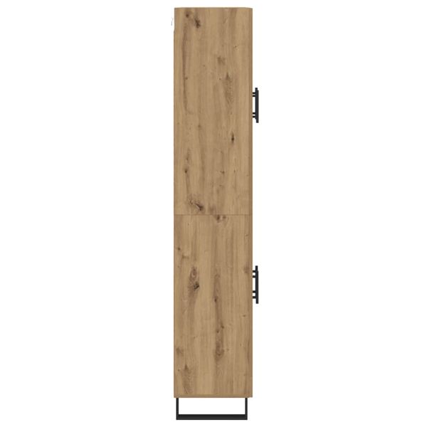 Висок шкаф 2 pcs Дъб 69,5 x 34 x 180 см