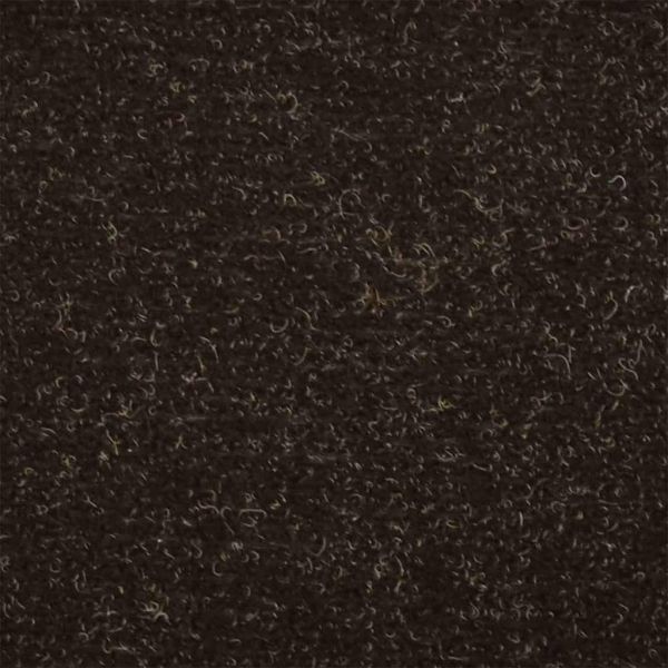 Изтривалки за стълби, самозалепващи се, 10 бр., 65x21x4 см, тъмнокафяви, полукръгли, големи