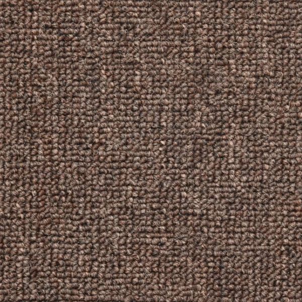 Изтривалки за стълби, 10 бр., 56x17x3 см, кафеенокафяви, полукръгли