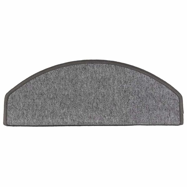 Изтривалки за стълби, 10 бр., 65x24x4 см, тъмносиви, полукръгли, големи