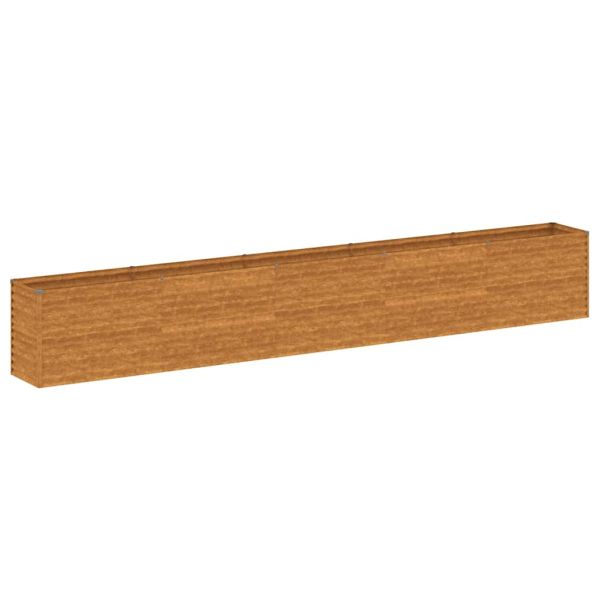 Повдигната градинска леха 482x50x69 см, кортенова стомана