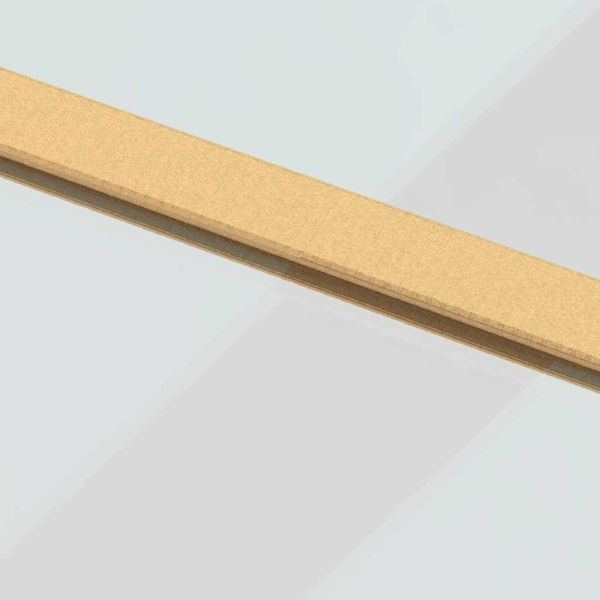 Плъзгаща се врата 76x205 см прозрачно ESG стъкло и алуминий