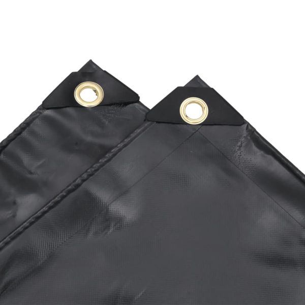 Брезент черен 5x7 м 650 г/м²