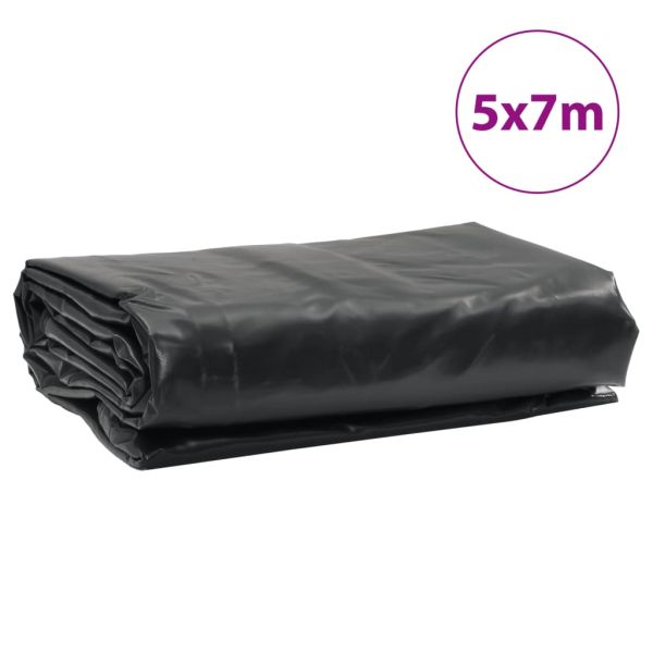 Брезент черен 5x7 м 650 г/м²