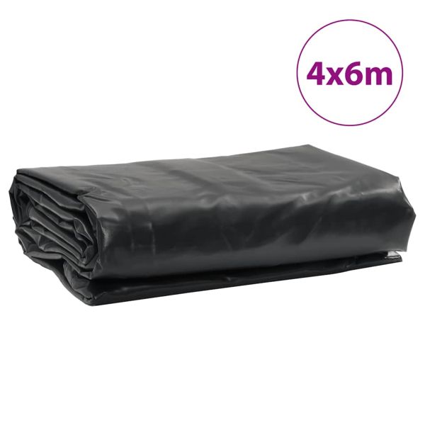 Брезент антрацит 4x6 м 650 г/м²