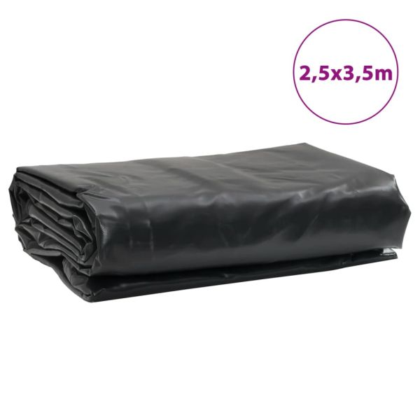 Брезент антрацит 2,5x3,5 м 650 г/м²