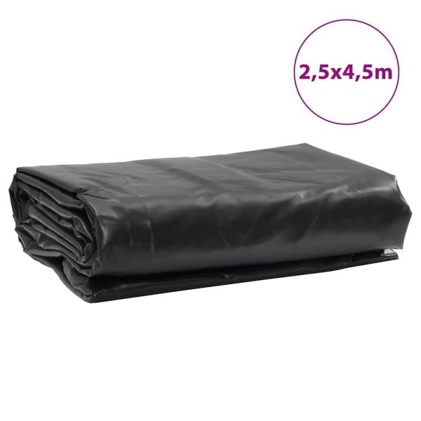 Брезент антрацит 2,5x4,5 м 650 г/м²