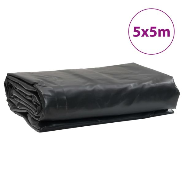 Брезент антрацит 5x5 м 650 г/м²