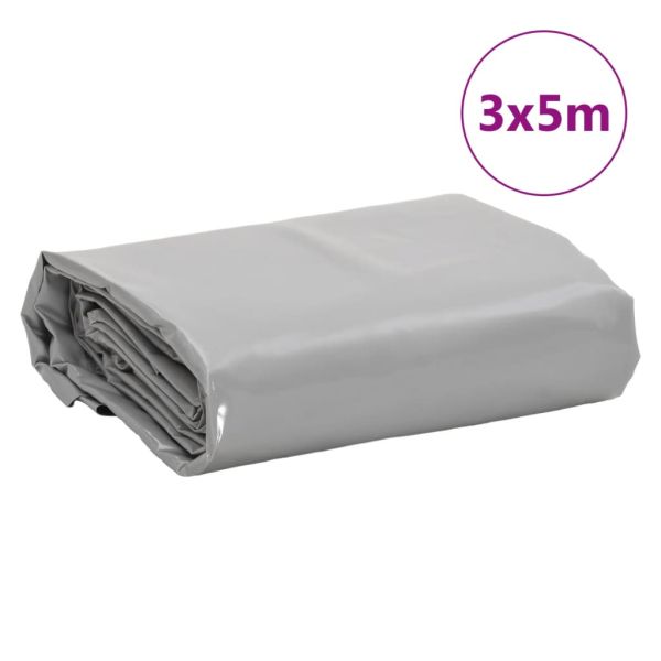 Брезент сив 3x5 м 650 г/м²