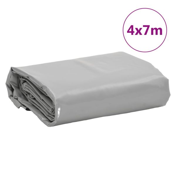 Брезент сив 4x7 м 650 г/м²