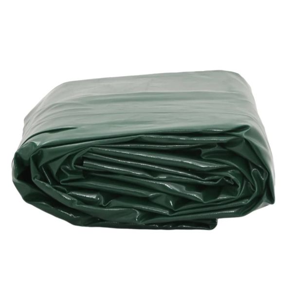 Брезент зелен 5x8 м 650 г/м²