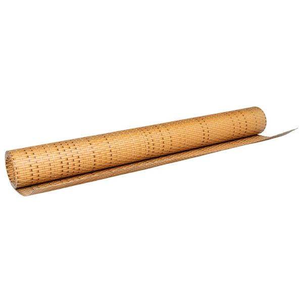 Балконски параван, светлокафяв, 1000x90 см, полиратан
