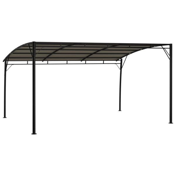 Градинска тента сенник, 4x3x2,55 м, таупе