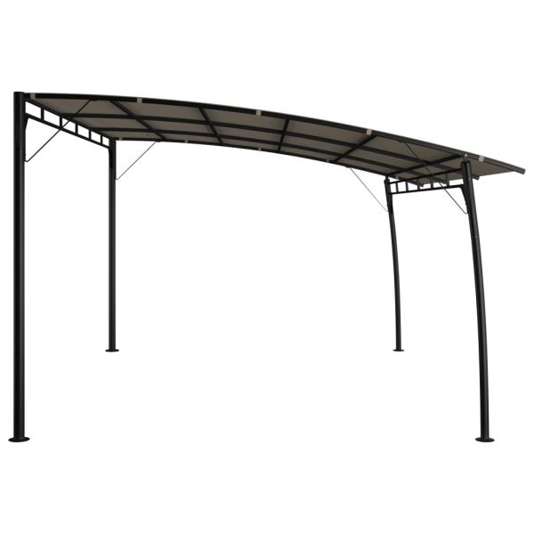 Градинска тента сенник, 4x3x2,55 м, таупе