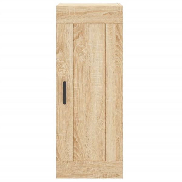 Висок шкаф, сонома дъб, 34,5x34x180 см, инженерно дърво