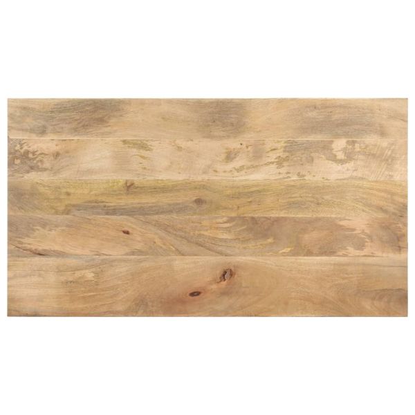 Маса за кафе, 110x60x35 см, мангово дърво масив