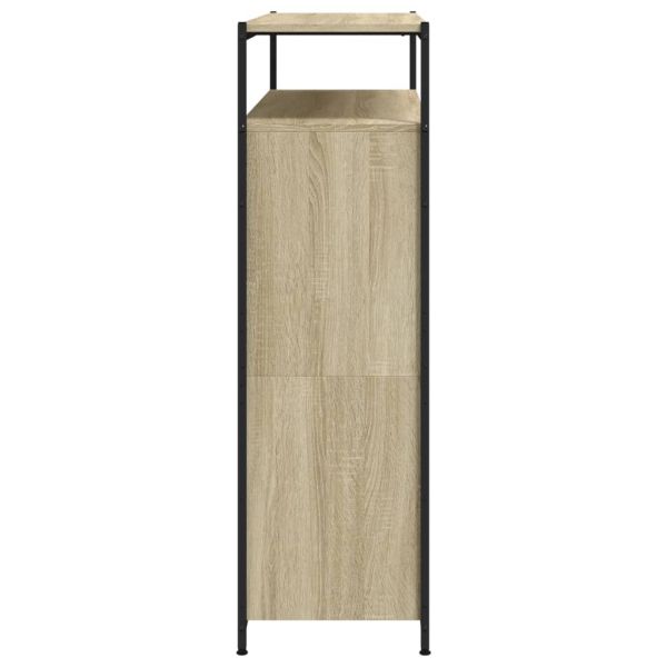 Шкаф за обувки с 4 флип чекмеджета сонома дъб 100x34x112 см