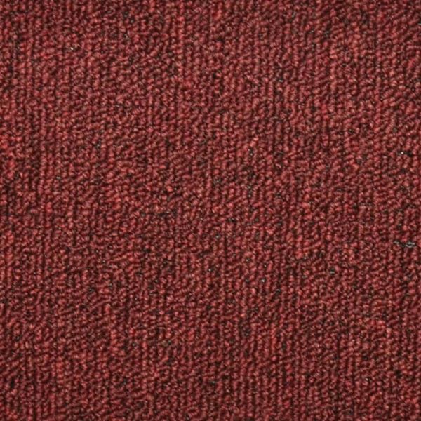 Изтривалки за стълби, 15 бр., 56x17x3 см, бордо, полукръгли