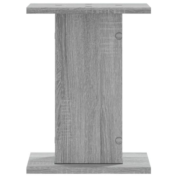 Стойки за растения 2 бр сив сонома 30x30x40 см инженерно дърво